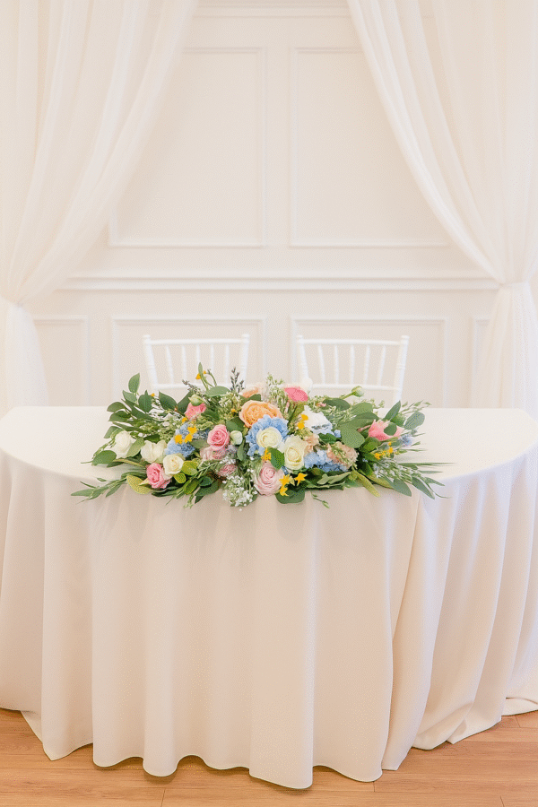 Garden Sweetheart Table Arrangement - Image 3