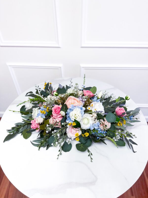 Garden Sweetheart Table Arrangement - Image 2