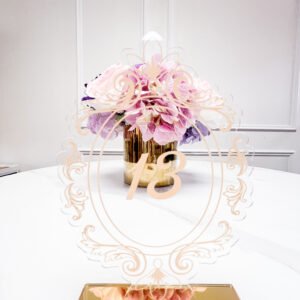 Ornate Acrylic Table Number