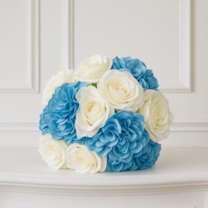 White and Blue Bouquet